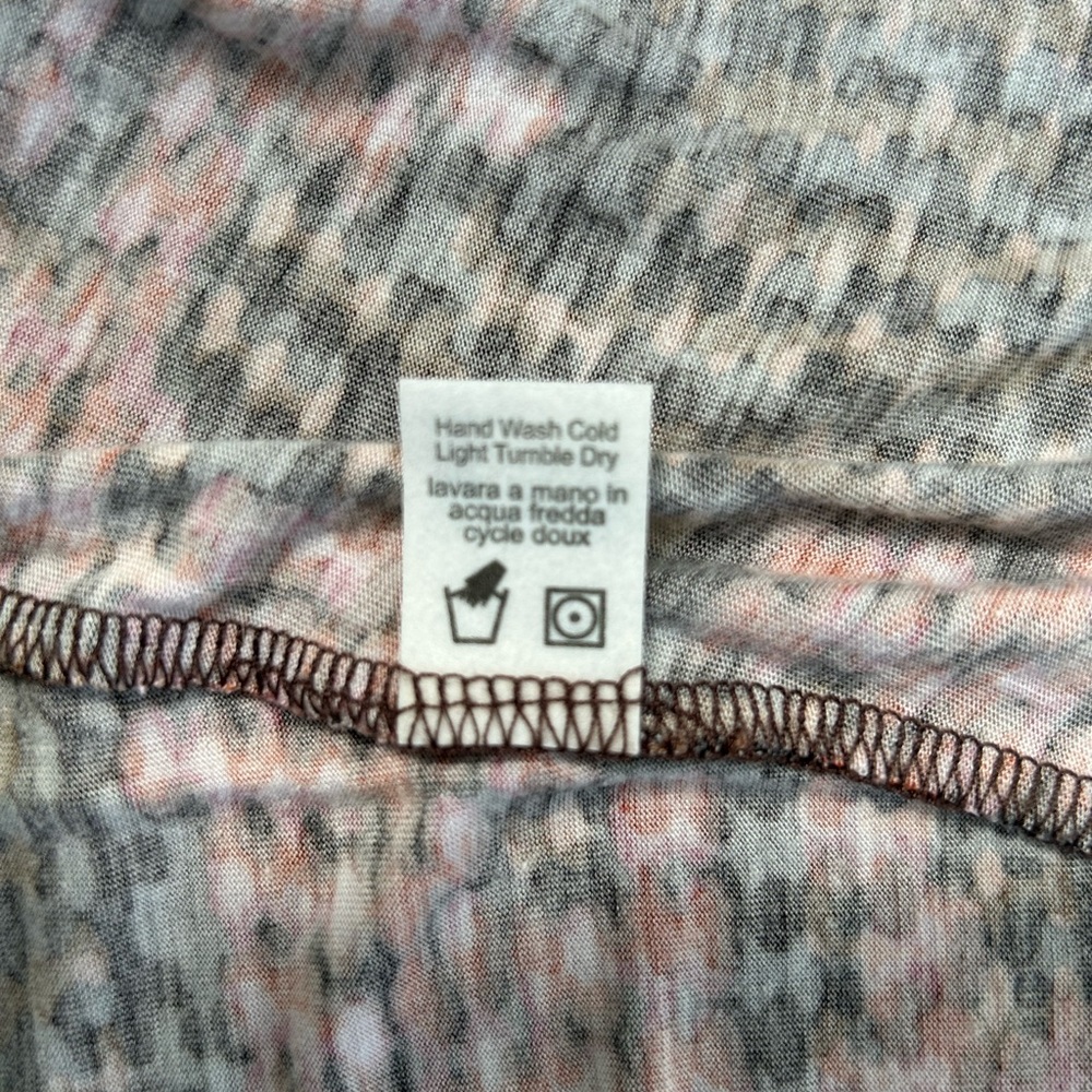 NWOT: Anthropologie One September Brown Multi Color and Lace Tank Top - Picture 6 of 6